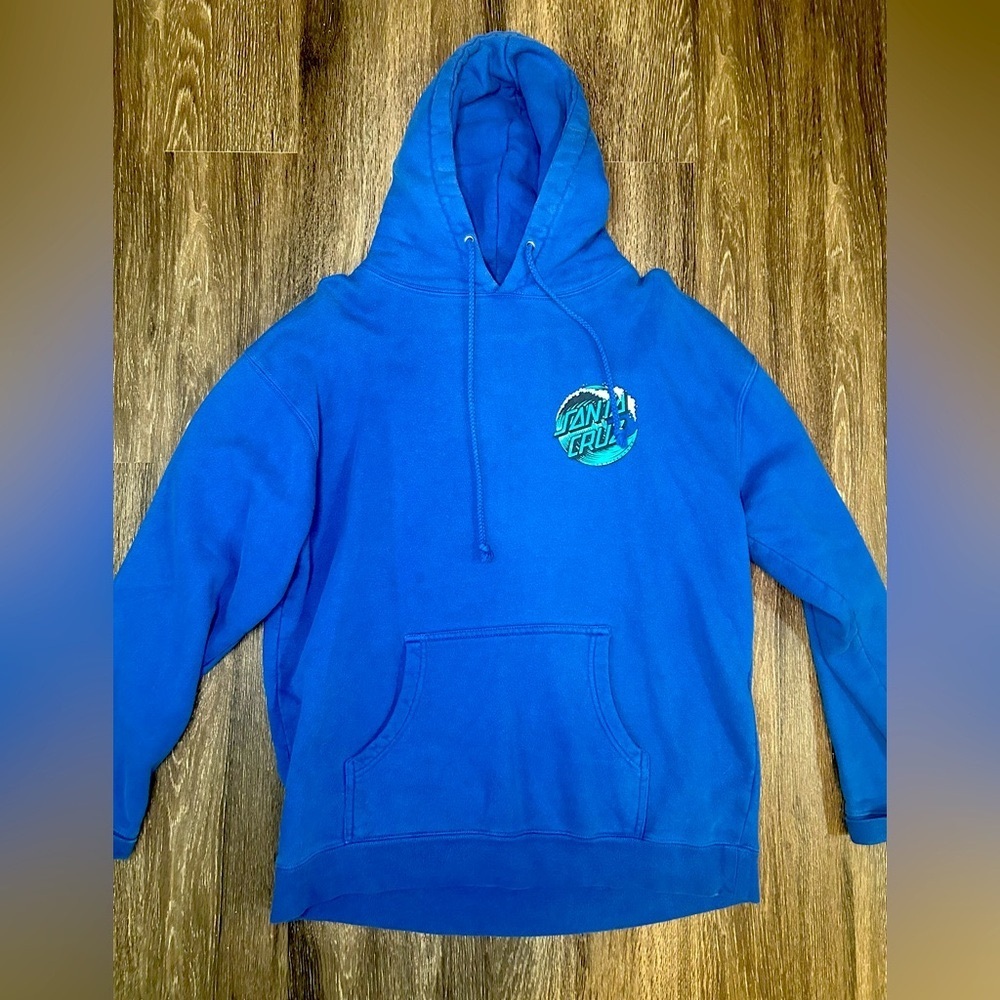 Santa Cruz Skateboards Blue Men's Hoodie